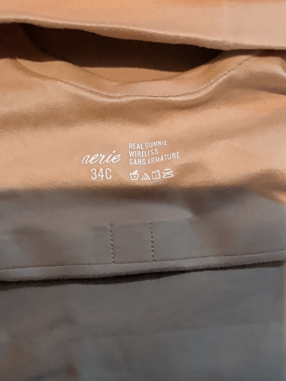 aerie Smooth Nude Light Beige T-Shirt Bra - Picture 3 of 3